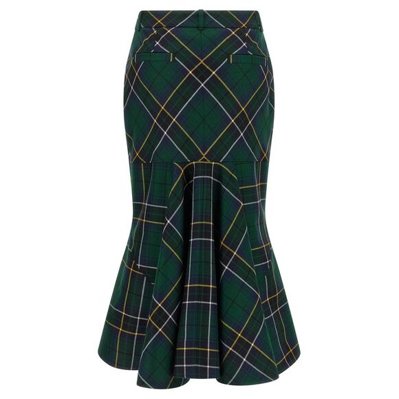 Alexander McQueen | Skirts | Mcqueen Women Tartan Skirt | Poshmark